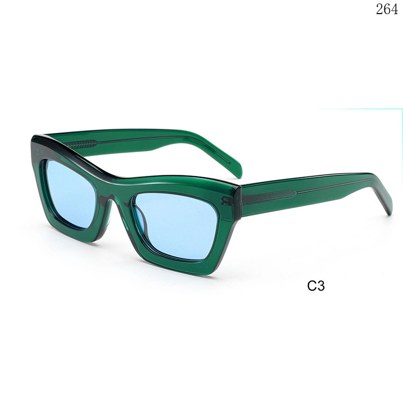 Dachuan Optical HS2847 China Supplier Hot Vintage Acetate Occhiali da sole Sunglasses with  Logo Customization (8)