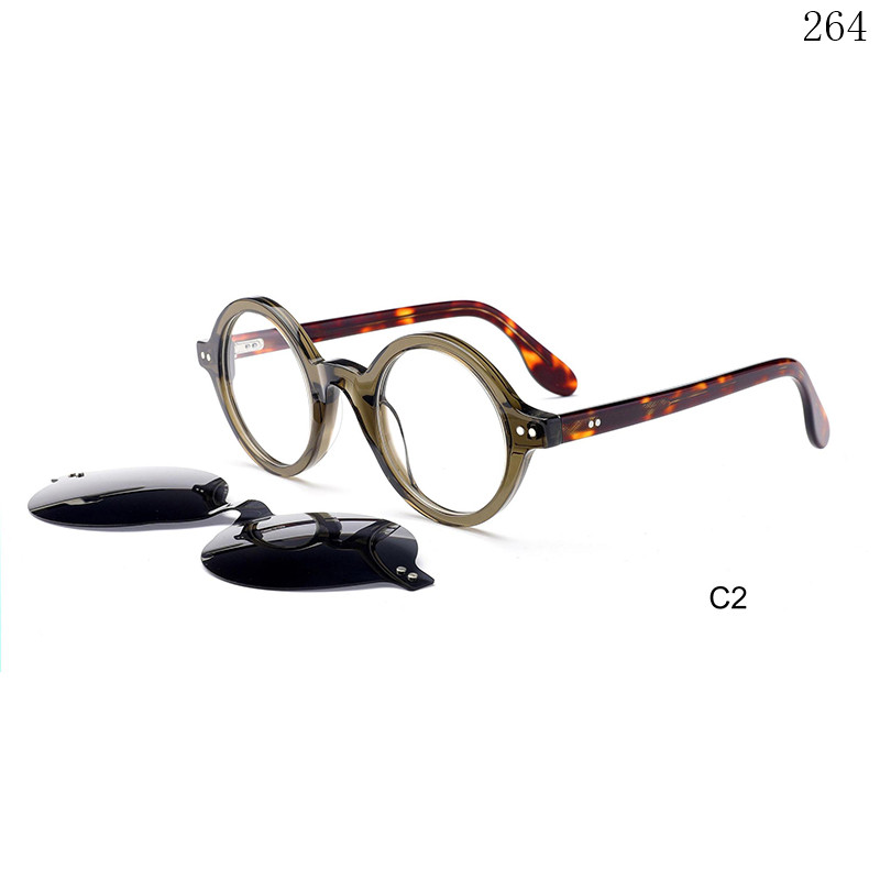 Dachuan Optical M1114S China Supplier New Trend Clip On Optical Eyewear with Round Frame (9)