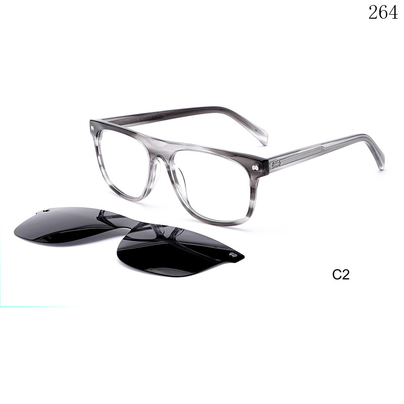 Dachuan Optical M1130S China Supplier Trendy Shapes Clip On Spectacle Frames with Custom Made  (9)