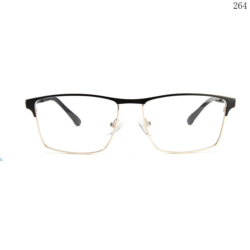 Dachuan Optical P1921 China Supplier Classic Design Metal Eyewear Frames with Browline Frame (2)