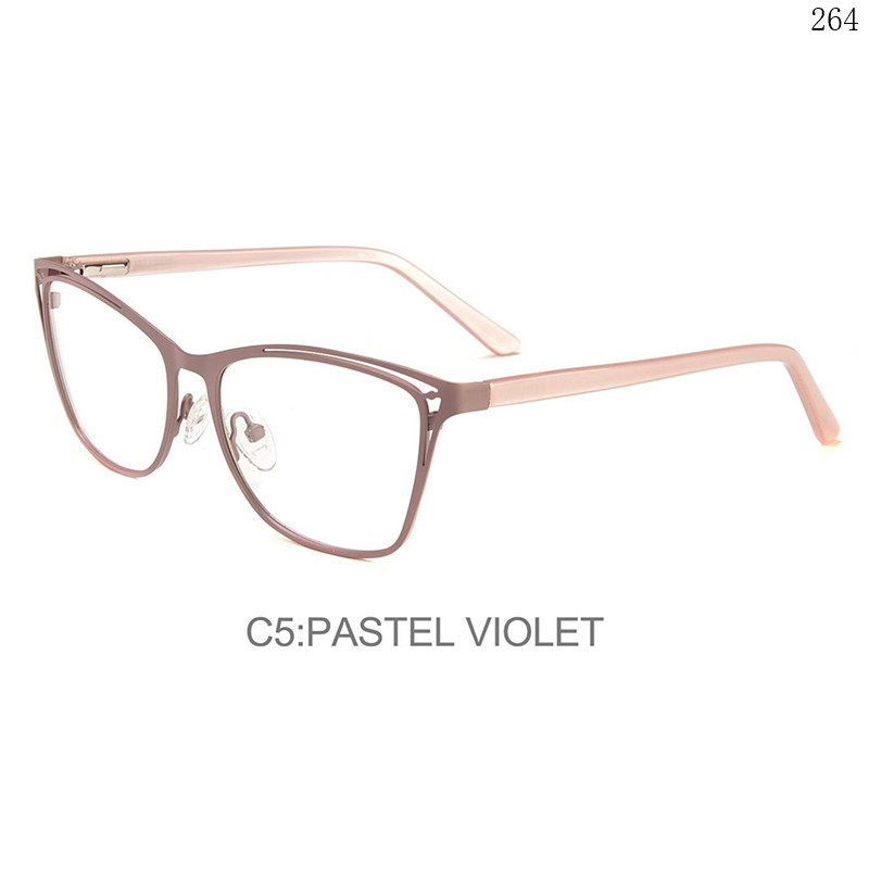 Dachuan Optical RP9005 China Supplier Colorful Design Metal Eyewear Frames with Cateye Frame (9)