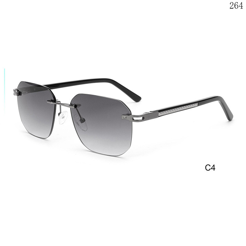 Dachuan Optical S25610 China Supplier Hot popular Rimless Sunglasses with New Design (9)