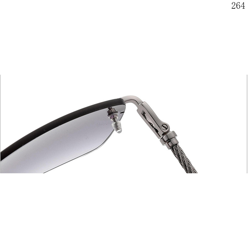 Dachuan Optical S25611 China Supplier Modern Design Rimless Sunglasses with Logo Printing (5)