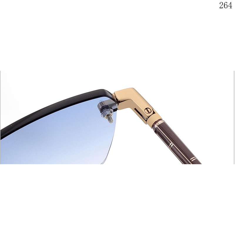 Dachuan Optical S25626 China Supplier Hot Trending Rimless Sunglass Frame with Packaging Custom (5)