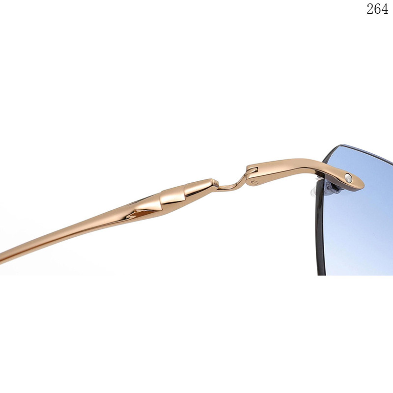 Dachuan Optical S25630 China Supplier High Quality Rimless Sunglass Frame with Custom Logo (3)