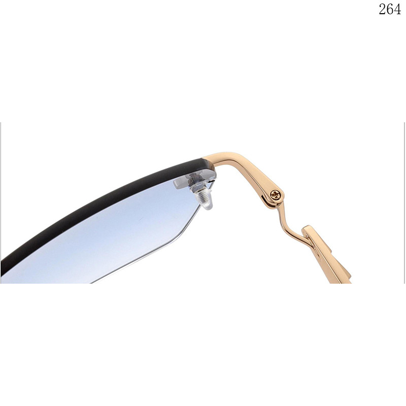 Dachuan Optical S25630 China Supplier High Quality Rimless Sunglass Frame with Custom Logo (4)