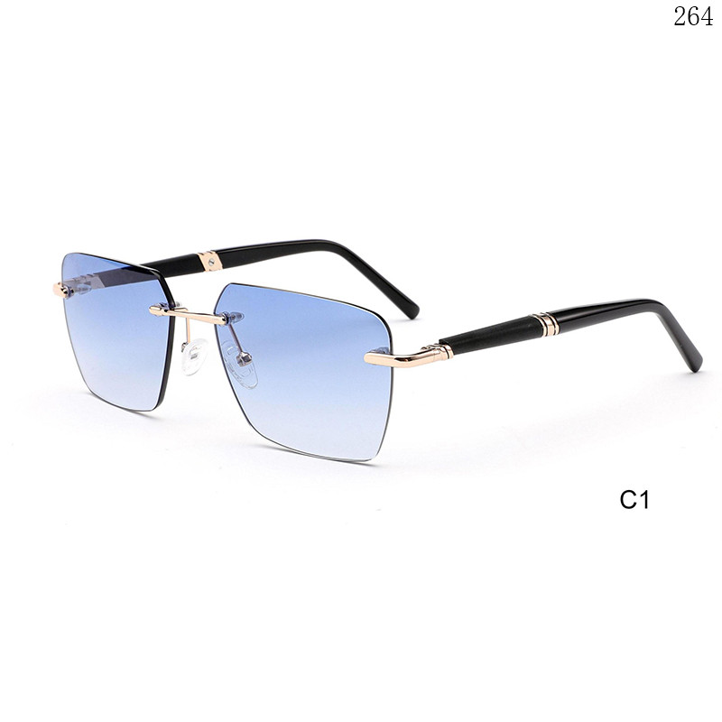 Dachuan Optical S25632 China Supplier Most Popular  Rimless Shades Sunglasses with New Arrivals (6)