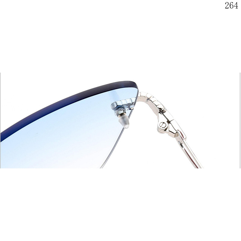 Dachuan Optical S25633 China Supplier Most Popular  Rimless Shades Sunglasses with Colorful Design (5)