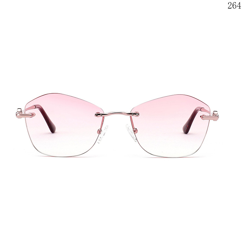 Dachuan Optical S25636 China Supplier Best Sale Rimless Shades Sunglasses with New Design (2)