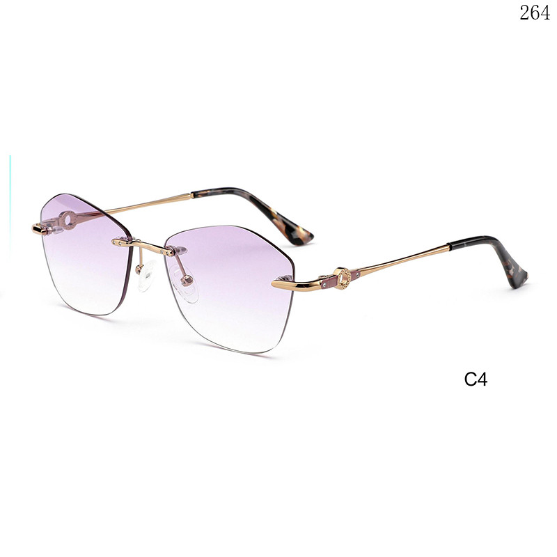 Dachuan Optical S25636 China Supplier Best Sale Rimless Shades Sunglasses with New Design (9)