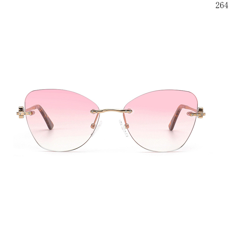 Dachuan Optical S25638 China Supplier Hot Sale Rimless Shades Sunglasses with Your Logo (2)