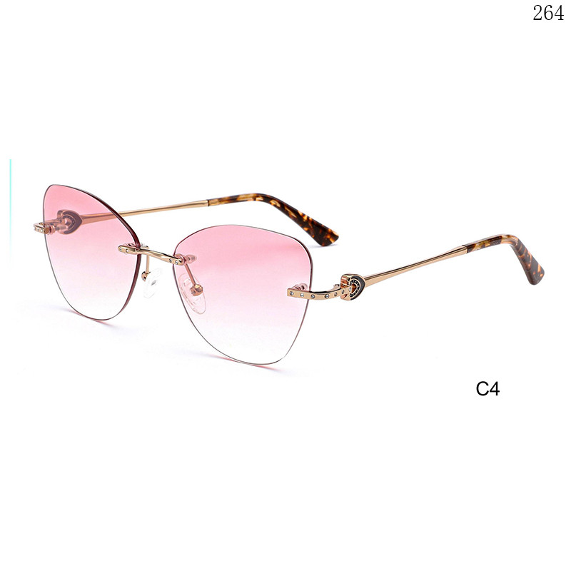 Dachuan Optical S25638 China Supplier Hot Sale Rimless Shades Sunglasses with Your Logo (9)