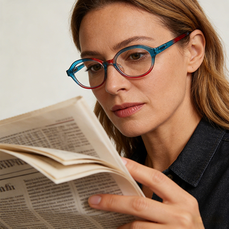 High-Definition Reading Customized Round Gradient Reading Glasses For A New Choice